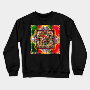 Portuguese folk art Crewneck Sweatshirt